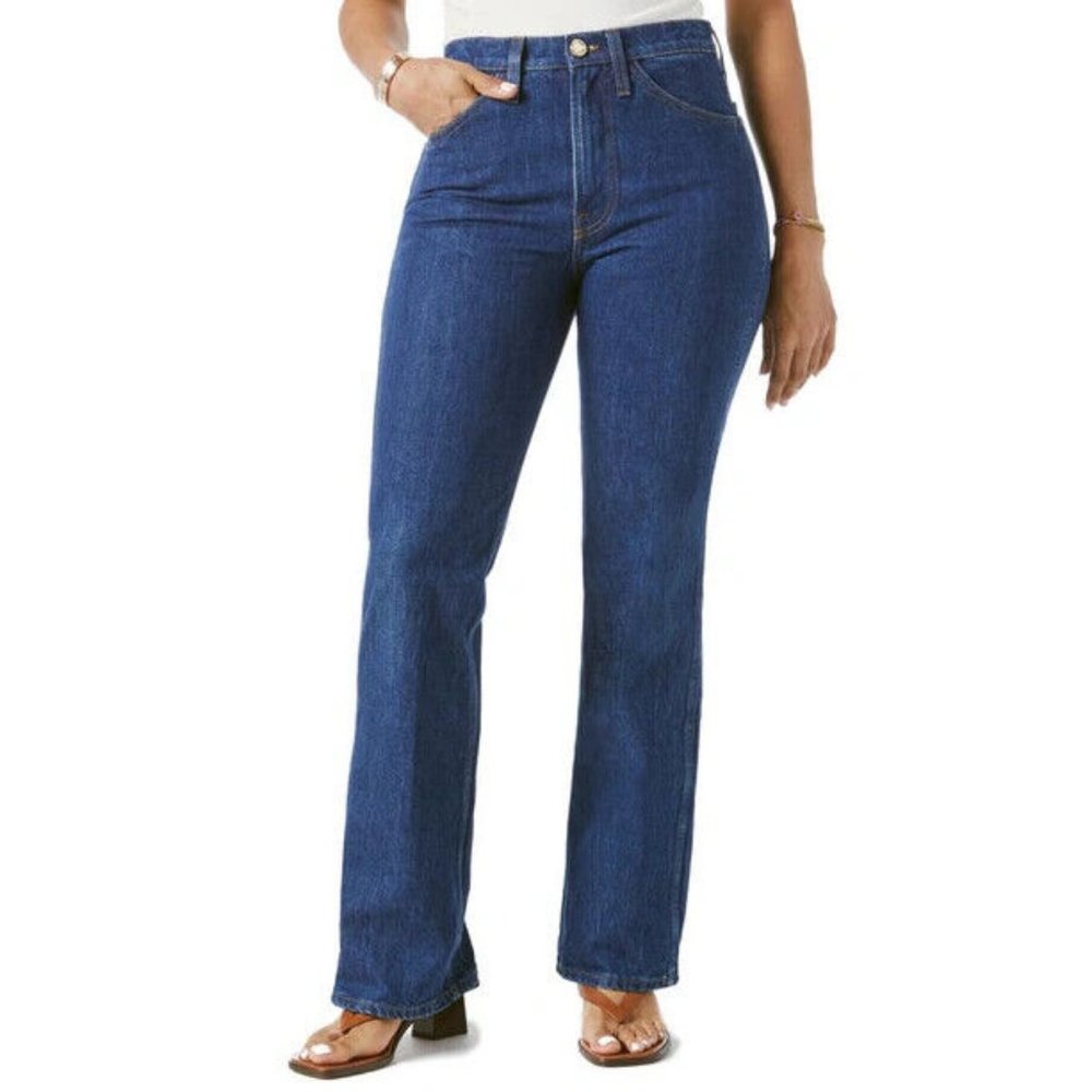 Frame Denim Women's High Rise Jeans - Dark Blue